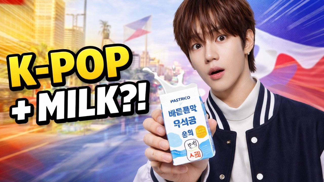 Филиппинский K-pop айдол стал послом корейского молока в Маниле.