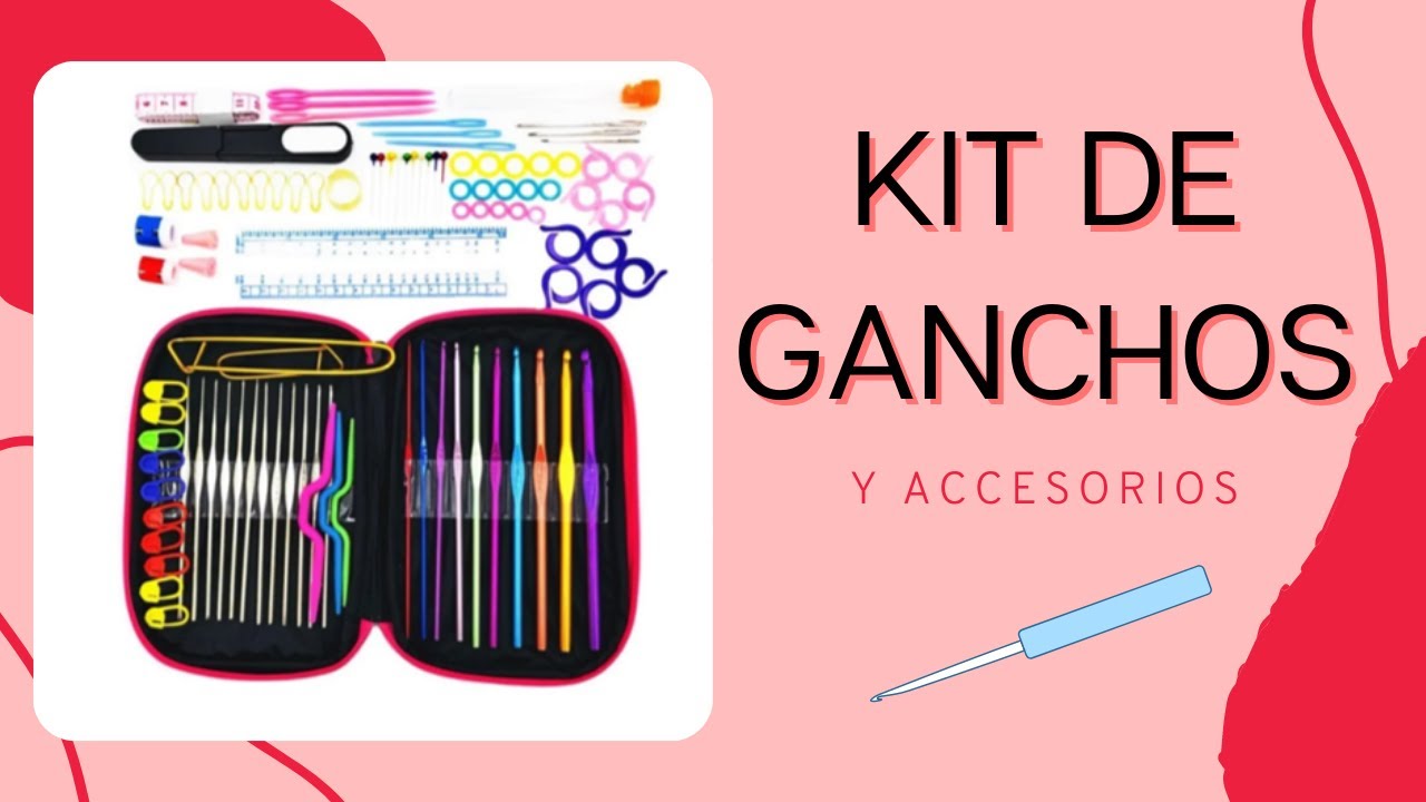 RESE&Ntilde;A KIT DE GANCHOS para TEJER a CROCHET 🧶😱