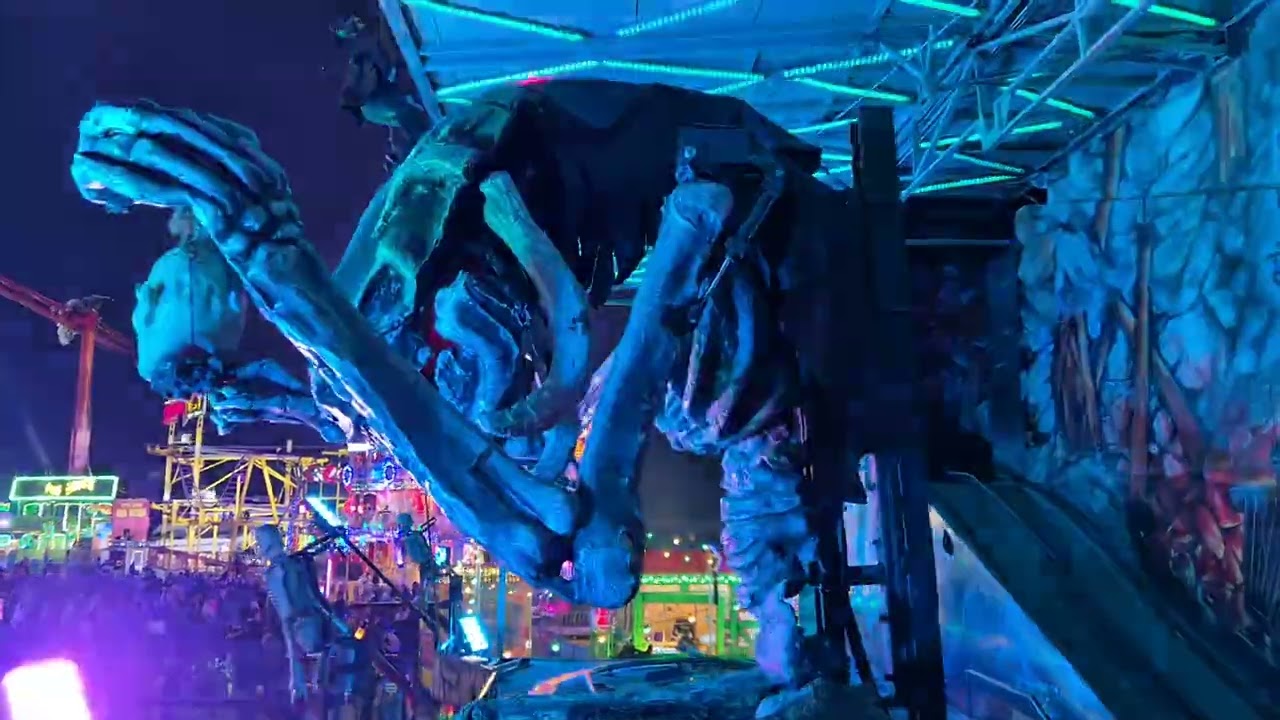 DAVID IRVIN GHOST TRAIN (onride) at Hull Fair 16/10/2025