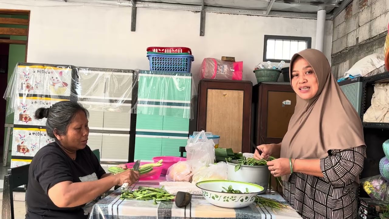 PERSIAPAN AREP MASAK MENYAMBUT KEDATANGAN PUTRI KEMBANG ENCENG GONDOK(sriwikutil)‼️