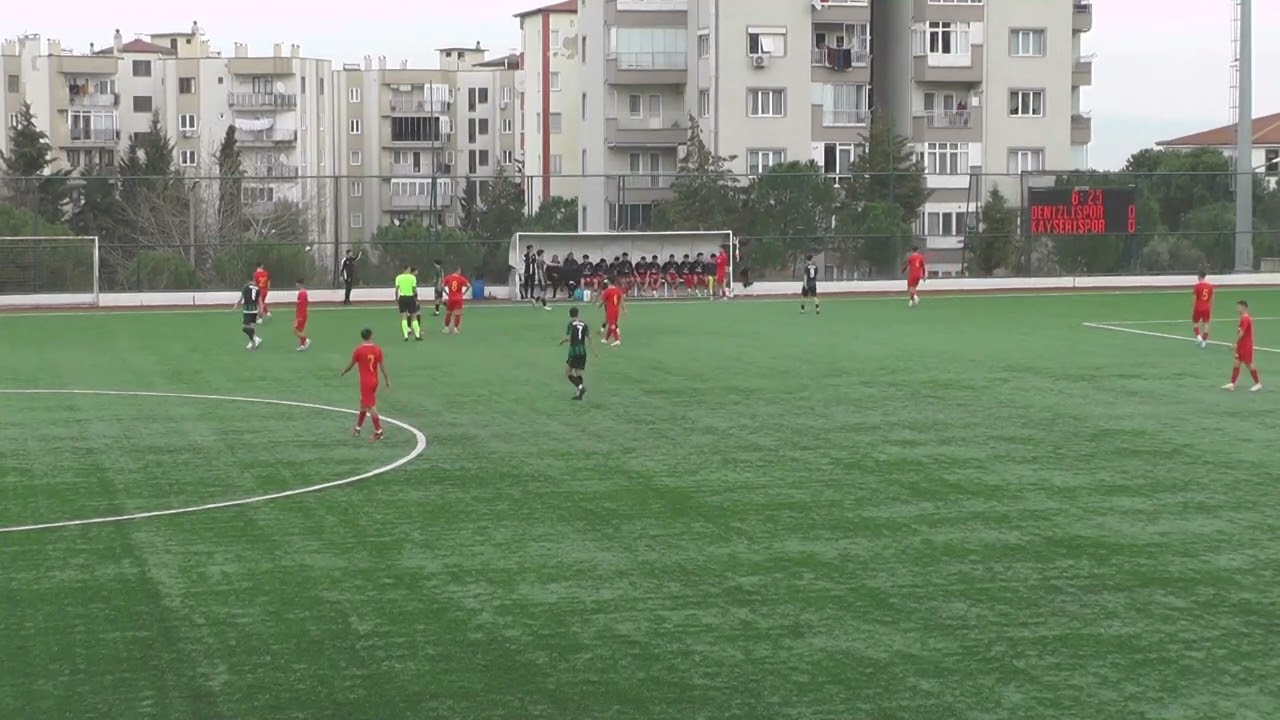 DENİZLİSPOR U17  KAYSERİSPOR U17 GELİŞİM LİGİ MAÇI İLK YARI