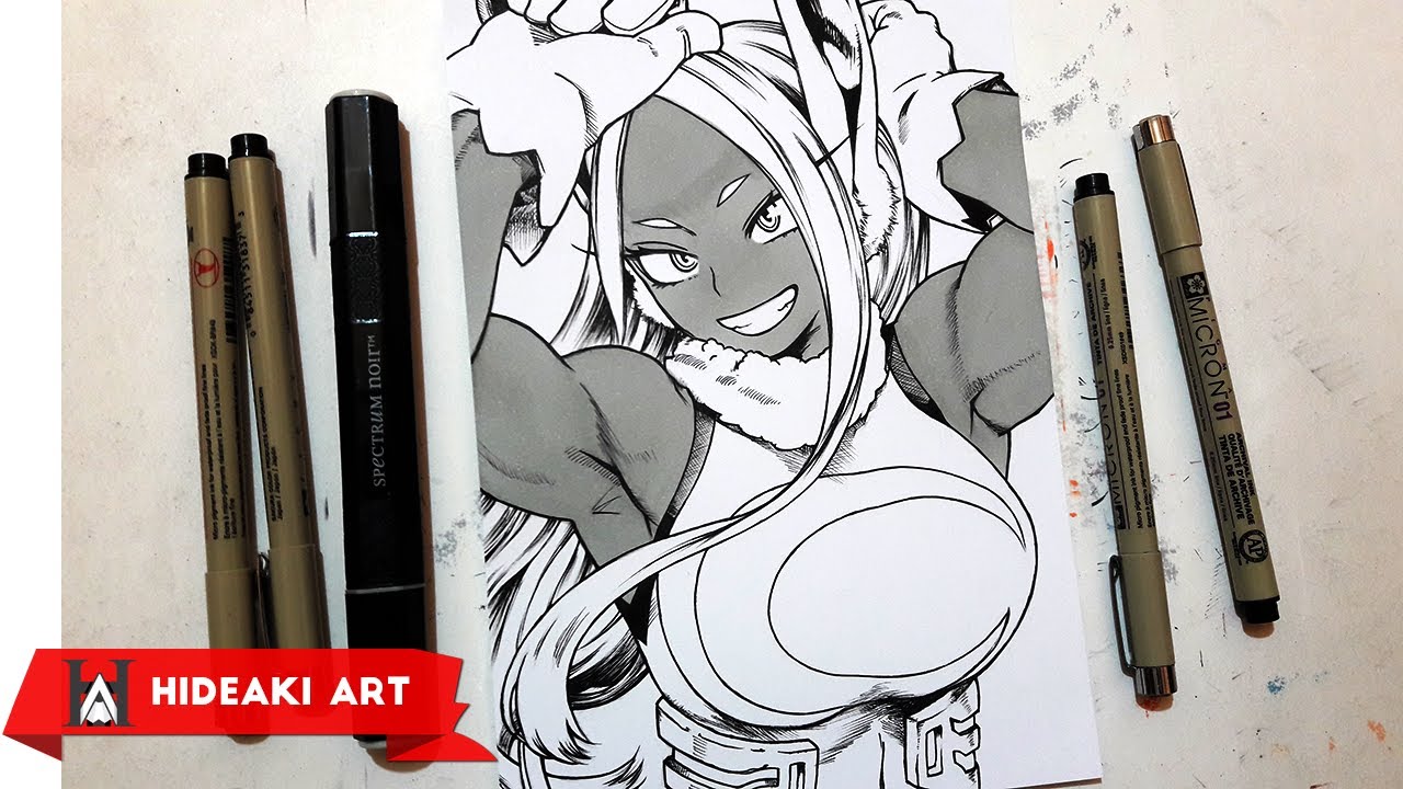 Drawing Mirko || My Hero Academia