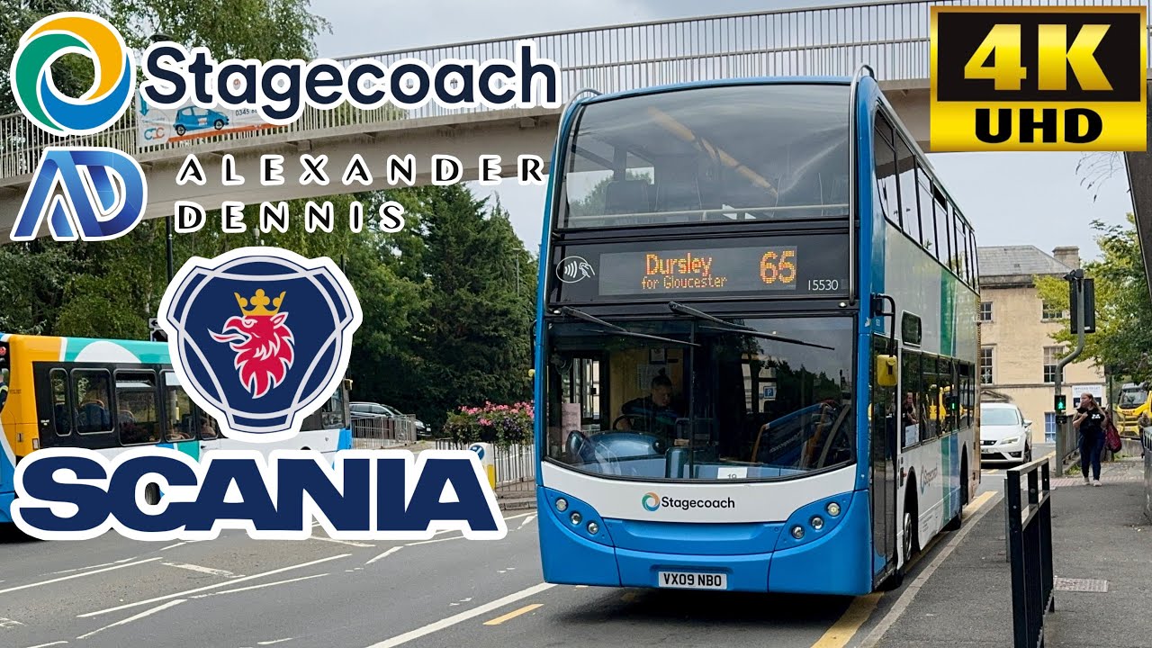[Stagecoach Bus West: 65 Gloucester to Stroud via Stonehouse, Draycott & Dursley] E400 Scania N230UD