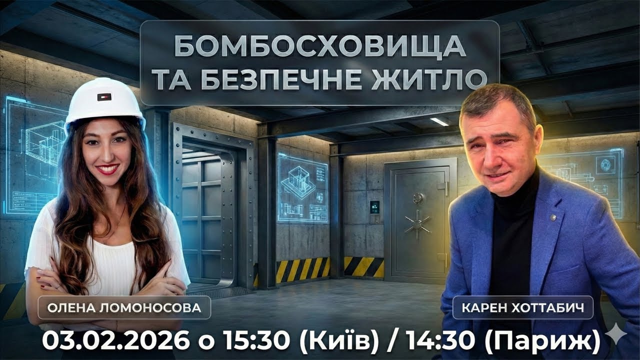 Бомбоубежища и безопасное жилье: как защитить себя и семью? | Олена Ломоносова и Карен Хоттабыч