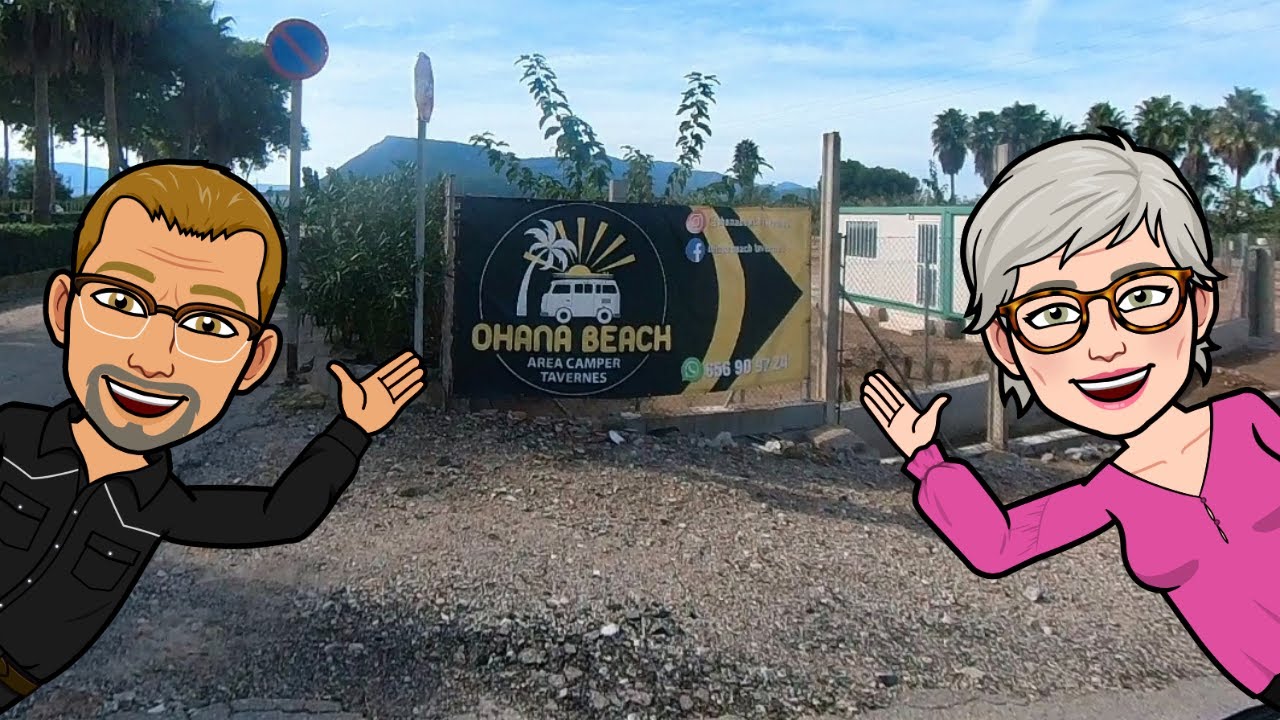 Aire de CC Ohana Beach à Tavernes de la Valldigna en Espagne 2025. 🤟😉 Deutscher Untertitel 👍 🇪🇸