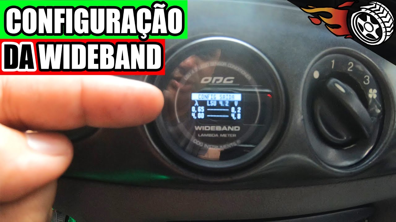 Controladora Sonda WideBand - Como Configurar e qual a melhor faixa de operação ?