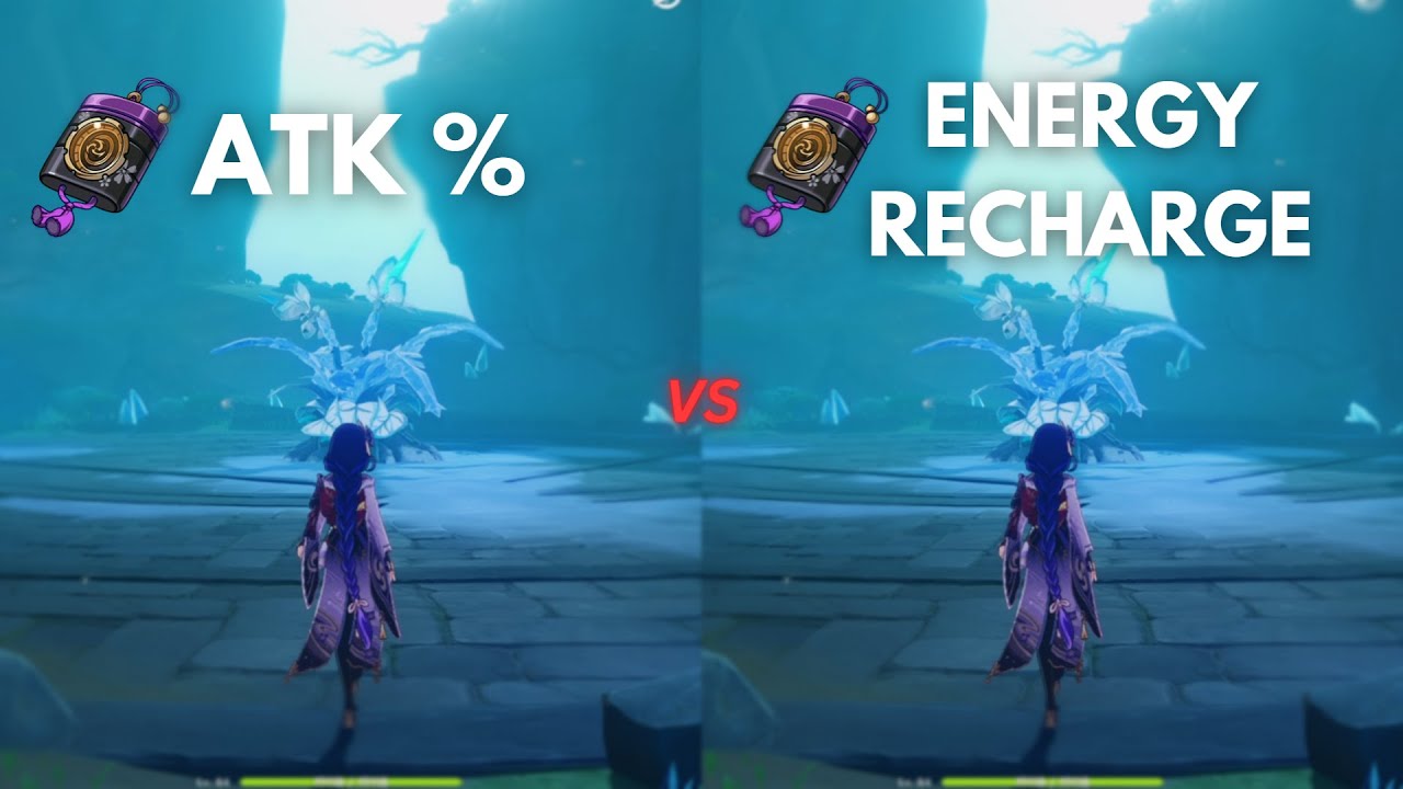 F2P : Raiden ATK % vs ER% Sands !! Best Build for Raiden ?? [ Genshin Impact ]