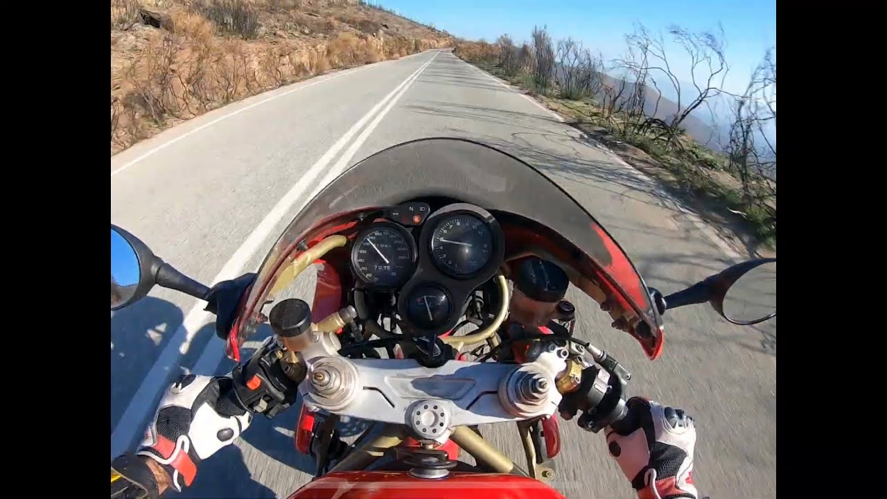 DUCATI 900SS (2002) onboard | BOS exhaust