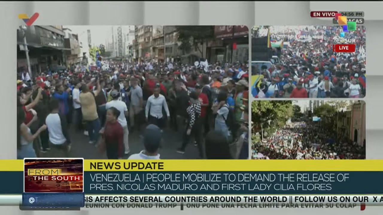 Venezuela | Citizens support Bolivarian govt. through massive movilizations