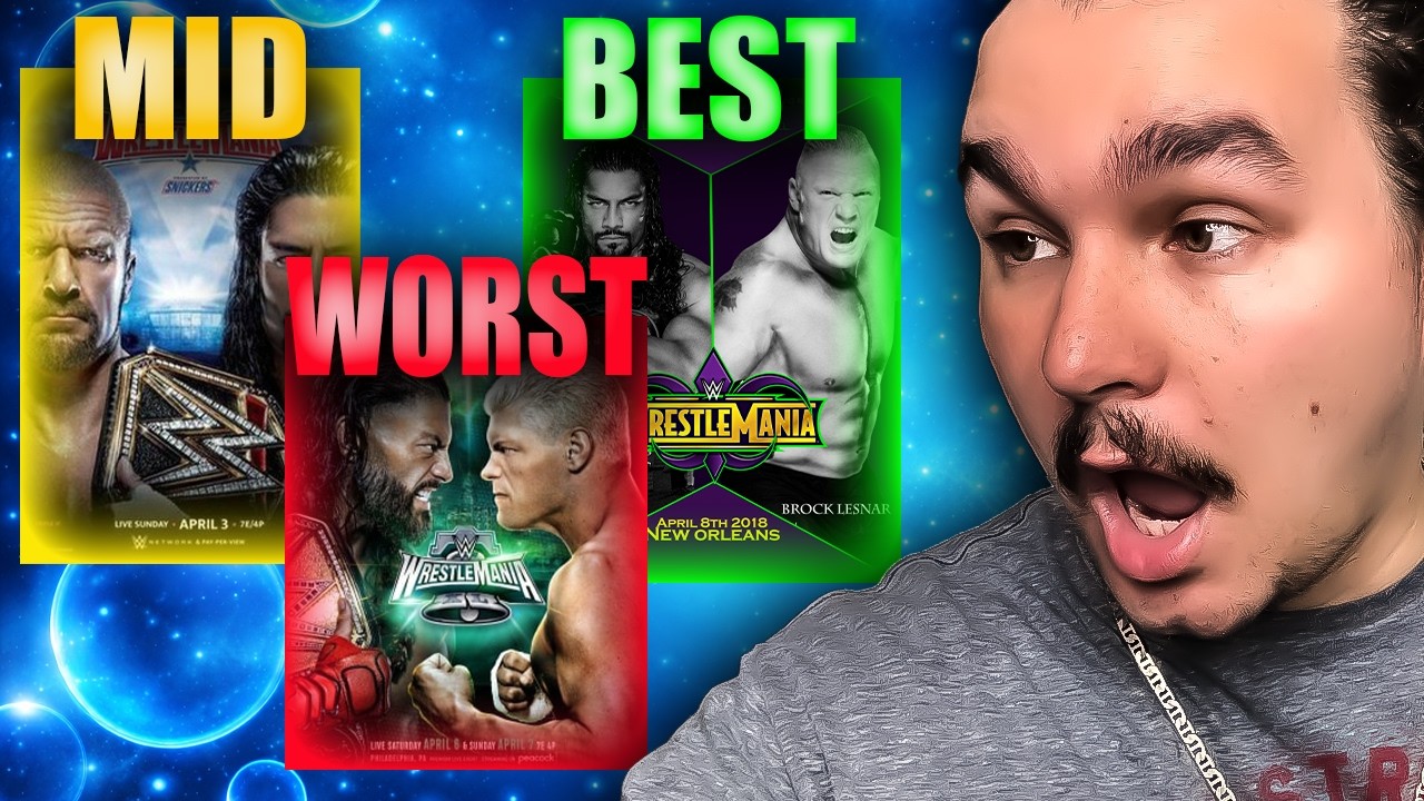 Рейтинг 10 главных событий последних 10 WrestleMania от худшего к лучшему.