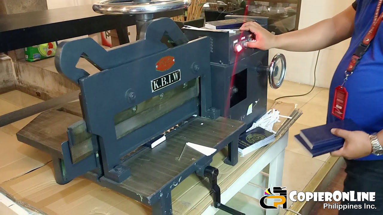 Basic Operation of Heavy Duty Paper Cutter (K.B.I.W)