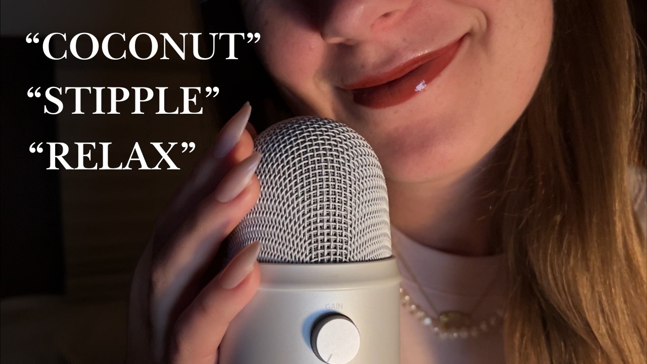 ASMR your FAVORITE trigger words (close hand movements)