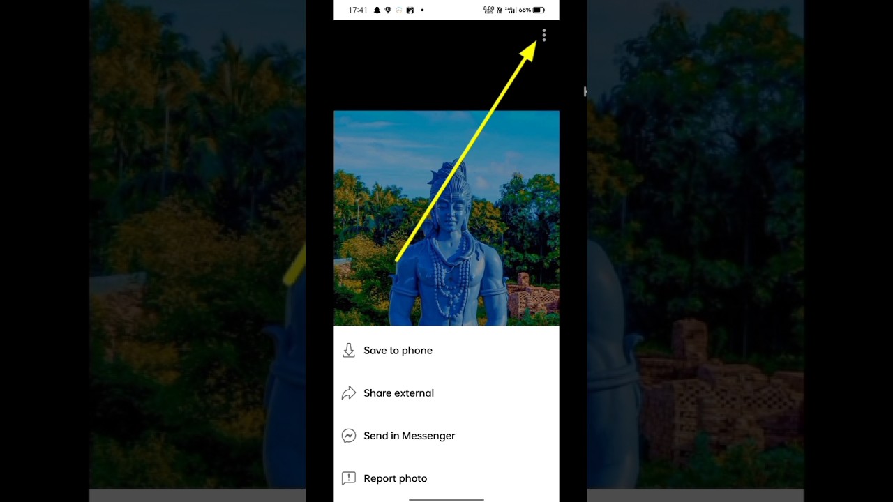 🔥 How to Download Facebook Photo's #shorts #tech