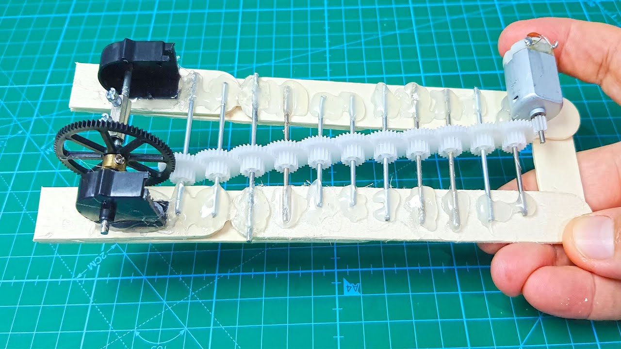 3 Volt Dc Motorun Torku Ne Kadar Artırılabilir? Dişli Çark Sistemi