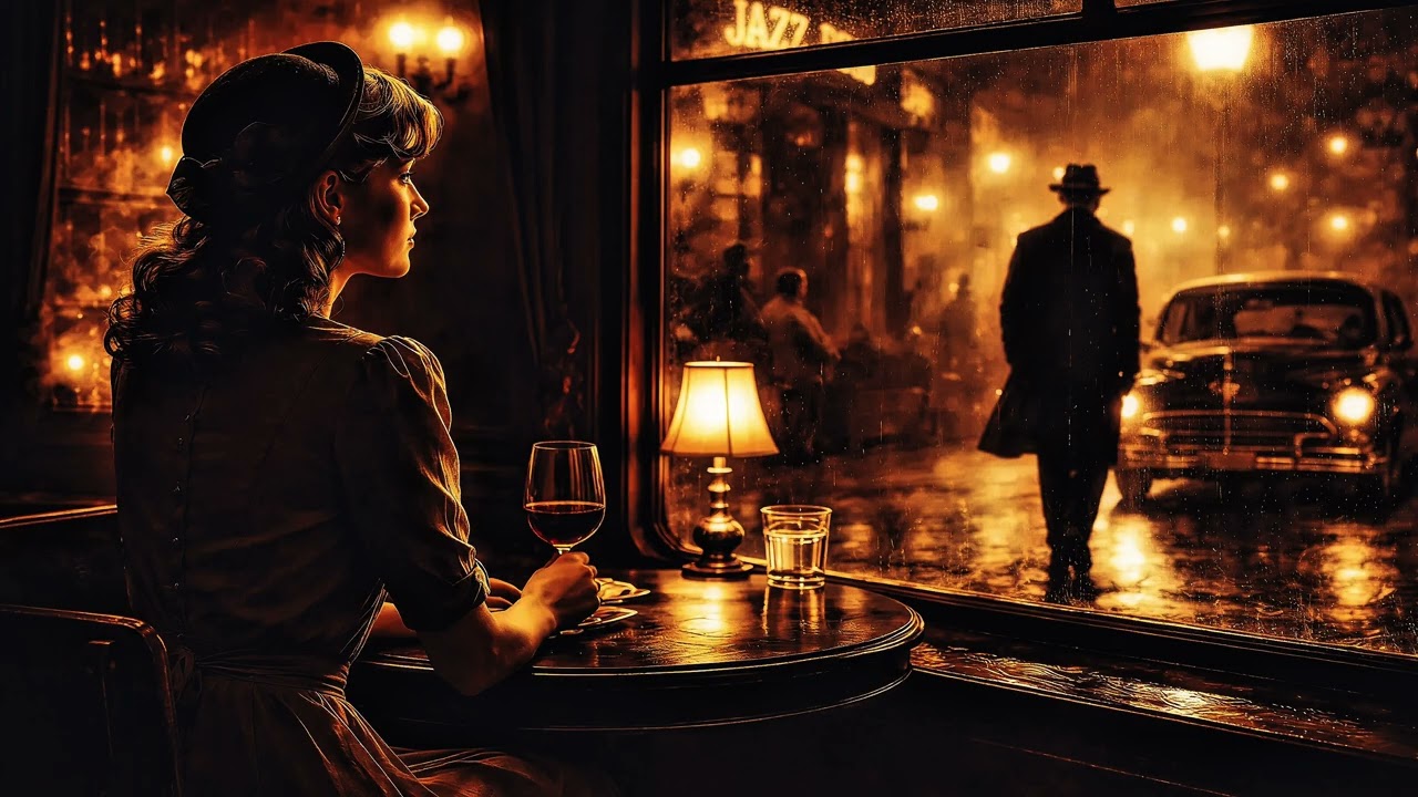 1940s Jazz Café Regret Story 🎷 Smoky Saxophone Night – A Woman’s Quiet Goodbye
