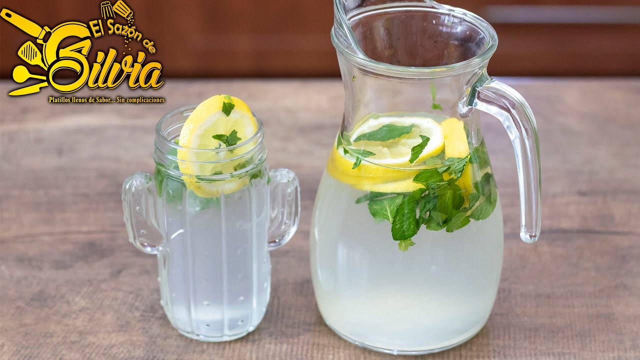 AGUA FRESCA de LIMÓN con MENTA 🍋🧊🍋
