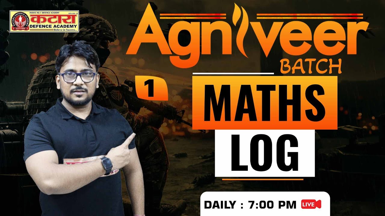 Airforce/Navy Maths Classes, Logarithm For Airforce/Navy | Airforce/Navy Logarithms By Katara Sir