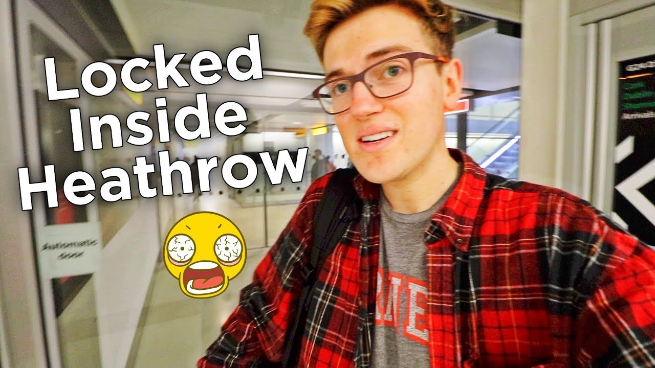 I GOT LOCKED ALONE IN AN AIRPORT GATE FOR 30 MINUTES