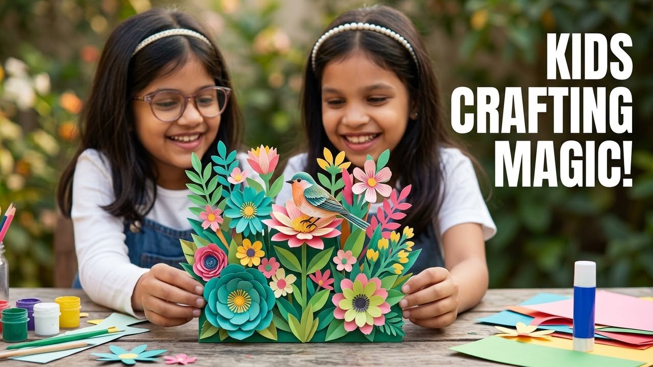 DIY Spring Crafts That Kids Actually Love!