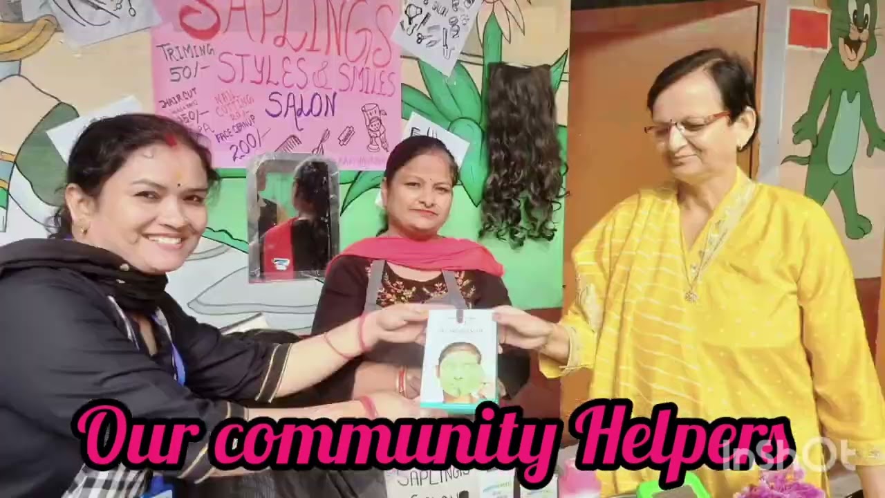 Saplings school Organised community Helpers Feast & Children day Fete🎊😊
