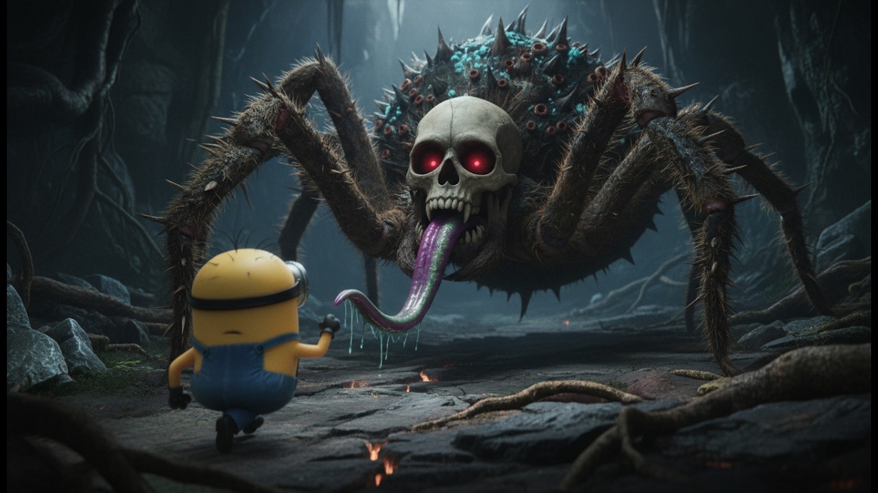 Minion&rsquo;s Magic Adventure with a Spider 🕷😱😱🔥🔥  Minion Story.