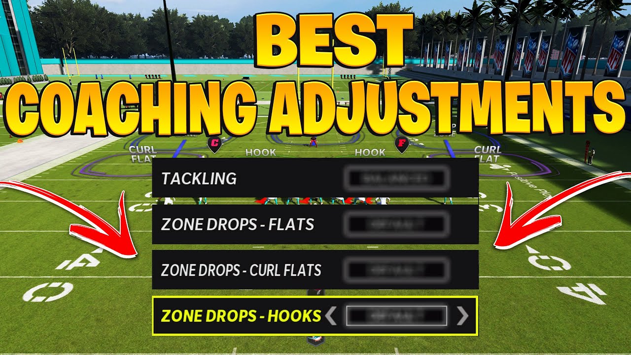 BEST COACHING ADJUSTMENTS IN MADDEN 22!!! BEST ZONEDROPS IN MADDEN 22!!!