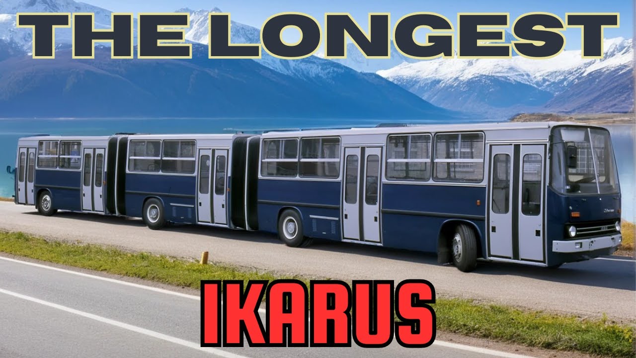 The Ikarus 293 Story: The Record-Breaking Double-Bendy Bus! [Hungarian Bus History]