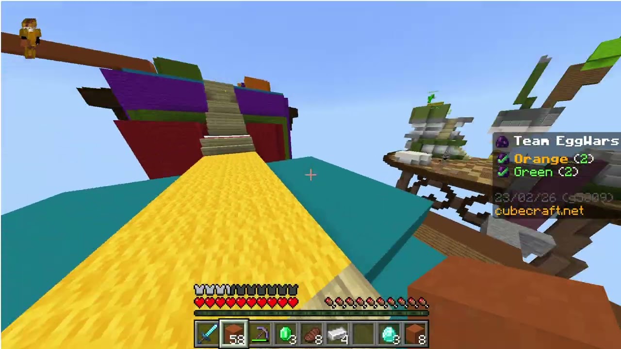 كيوب كرافت : تم الجلد في ايق وراز😂❤️‍🔥🔥🔥