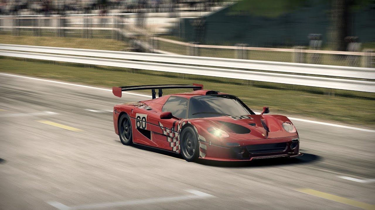 NFS Shift 2 Unleashed [HD] - 1996 Ferrari F50 GT on Rouen Les Essart Short [1952]
