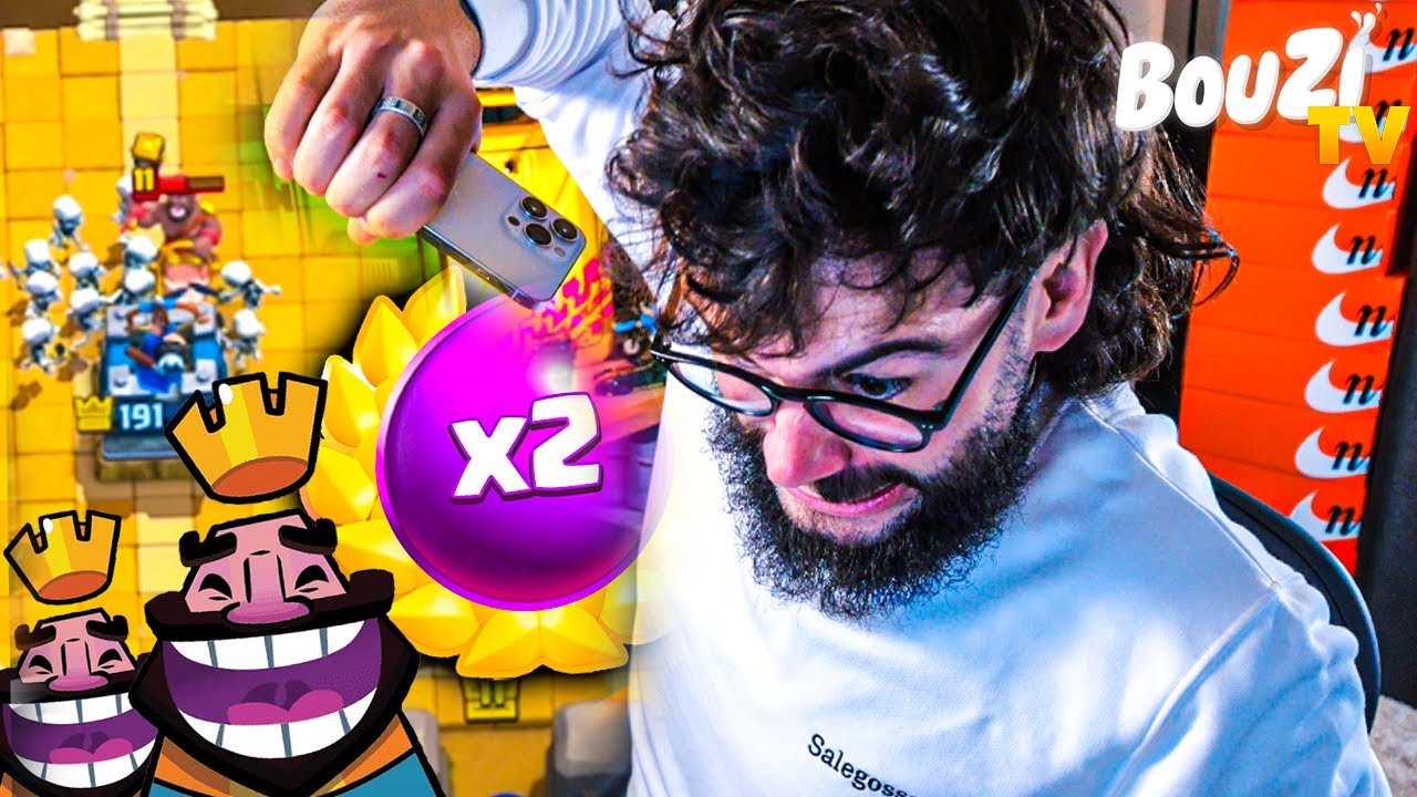 JE RAGE POUR LA PREMIERE FOIS A CAUSE DE CE MEC TROP FORT SUR CLASH ROYALE !