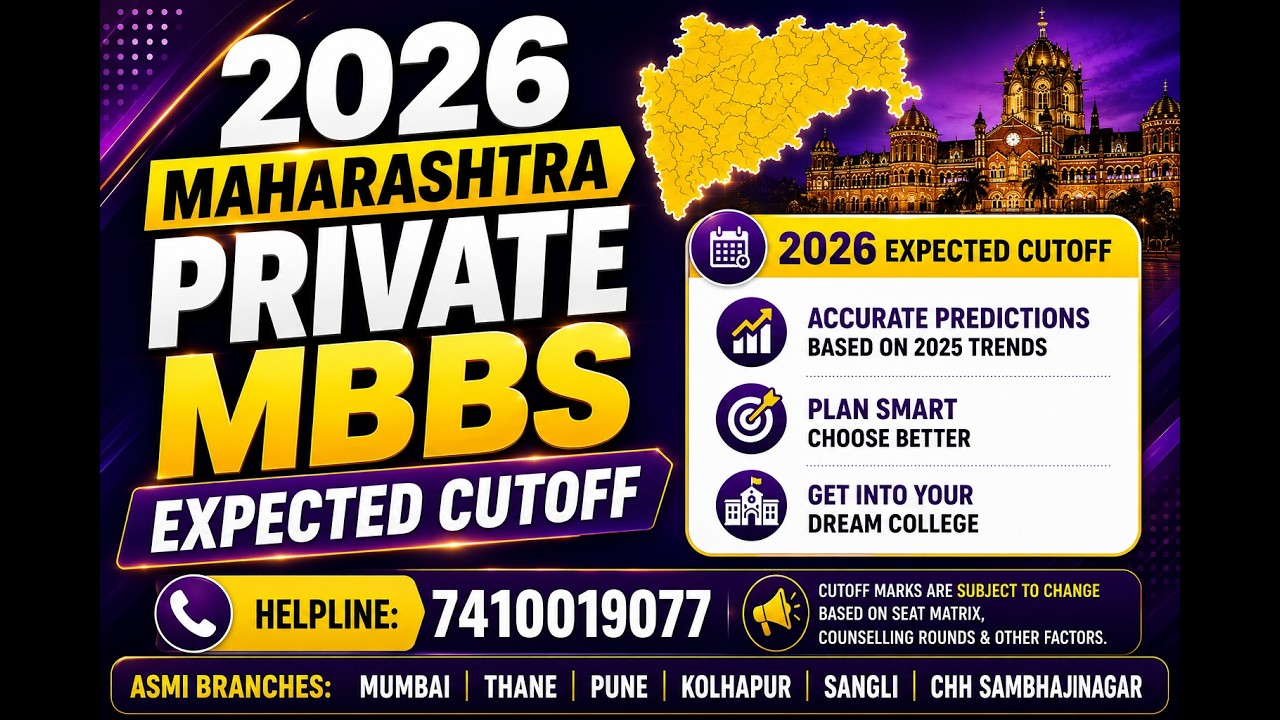 NEET UG 2026 Maharashtra Private MBBS Expected Cutoff🔥| Category-wise #neet2026 #reneet #neetug2026