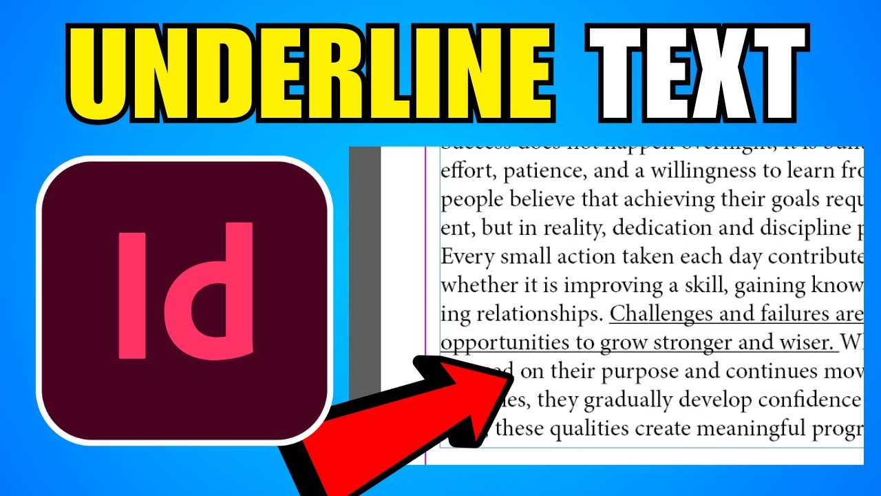 How To Underline Text In Adobe InDesign (2026) (Complete Guide)