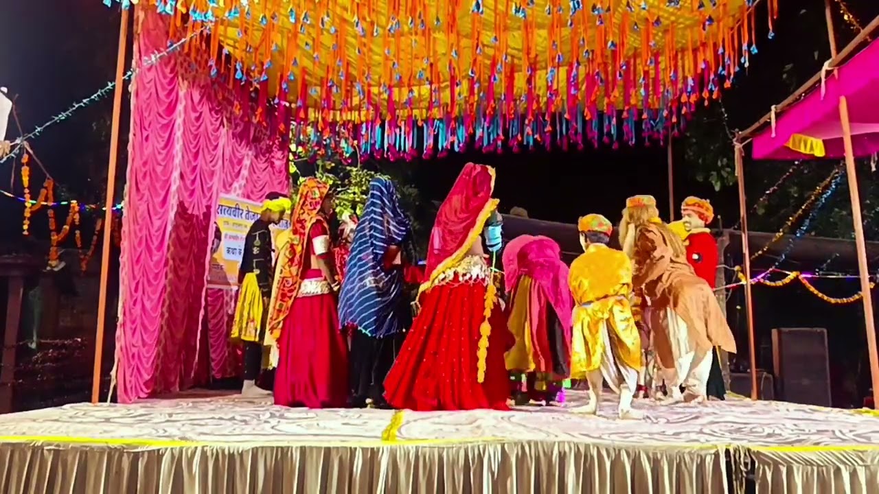 सत्य वीर तेजाजी महाराज का स्वागत किया राजल बहन ने बोहोत ही सुन्दर दृश्य 