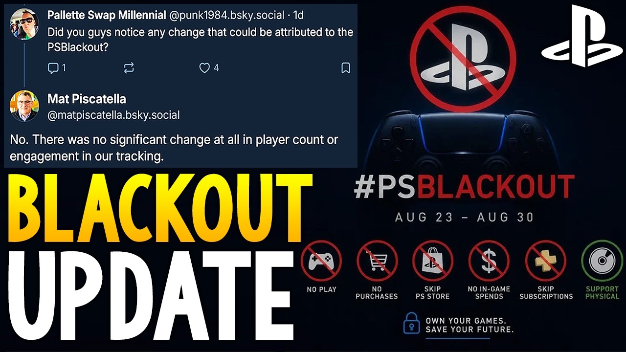 Важные новости о сбое в PlayStation и другие новости PlayStation