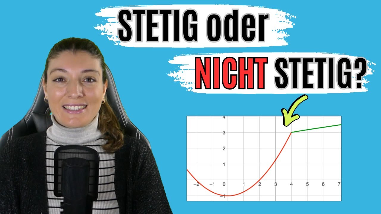 STETIGKEIT abschnittsweise definierter Funktionen BERECHNEN & ZEICHNEN (EINFACH erklärt!)