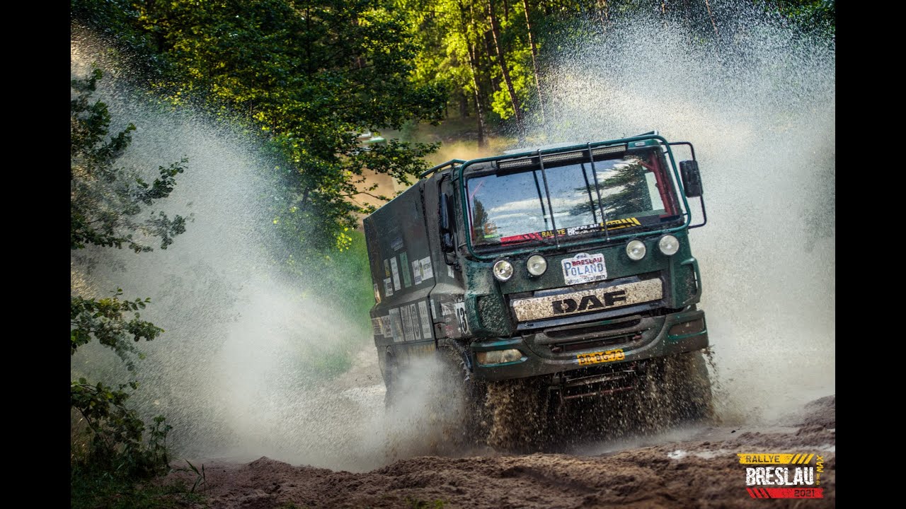 Breslau Poland rally on board  rally team RAL 6005 part 2