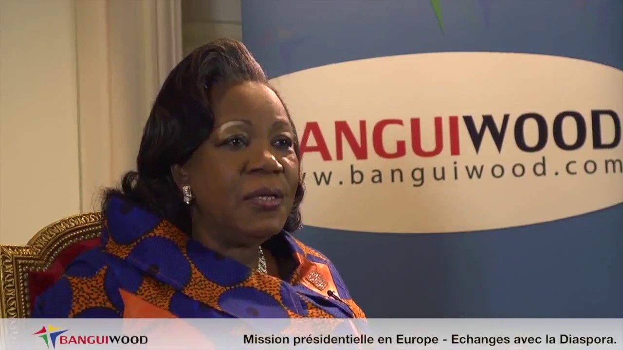 Intervention du chef de l'Etat Catherine SAMBA PANZA &agrave; Paris  - EP4