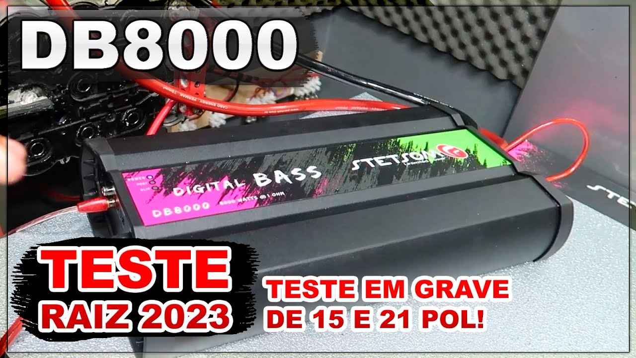 Módulo Stetsom DIGITAL BASS DB 8000 - Review e Teste de Potência