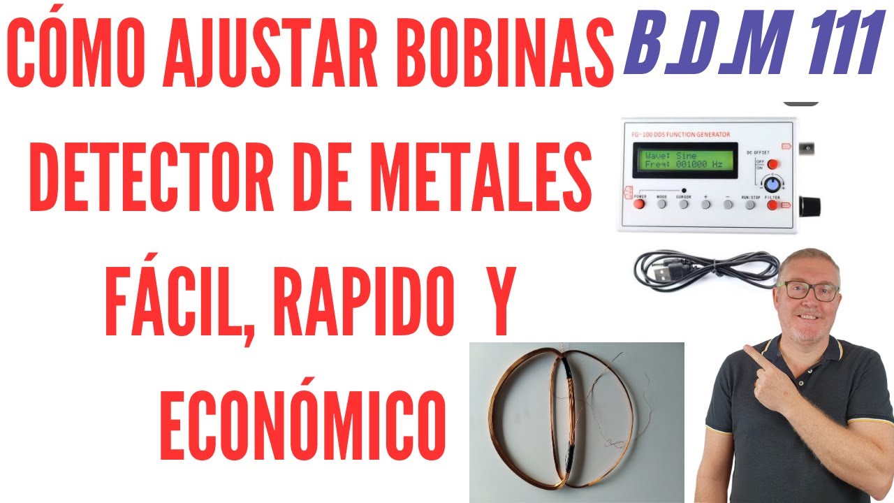 👉💥Cómo ajustar las bobinas de un detector de metales FÁCIL, RÁPIDO y ECONÓMICO💥