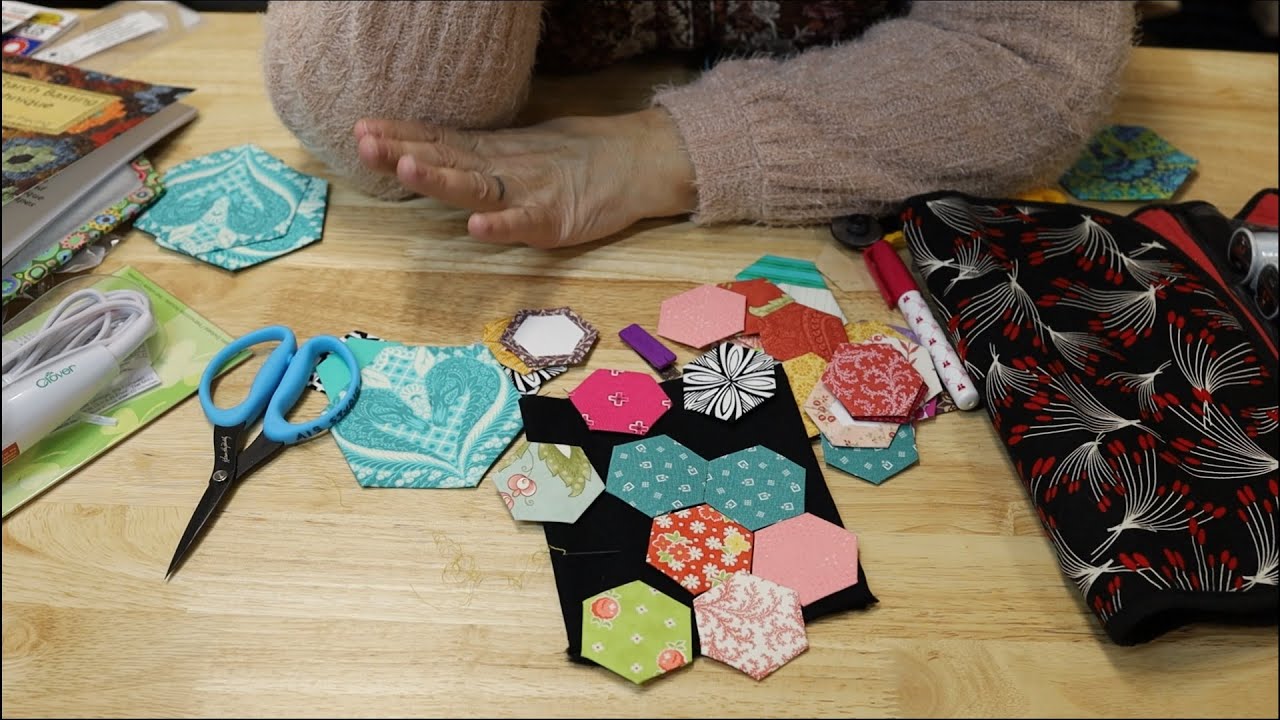 How to English Paper Piece with your Mystery Five 0 Scraps #2