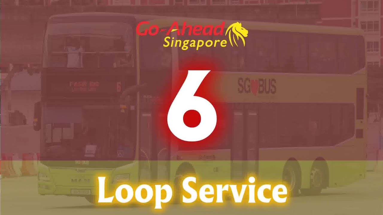 [BEFORE PASIR RIS ITH] Singapore Bus Route Visuals: Go-Ahead Singapore Trunk Service 6