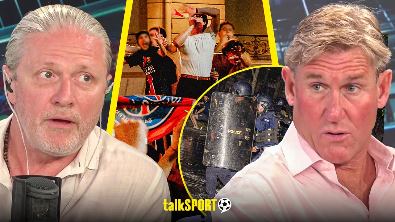 Emmanuel Petit and Simon Jordan REACT to PSG Fans Causing MAYHEM in Paris After Their UCL win!
