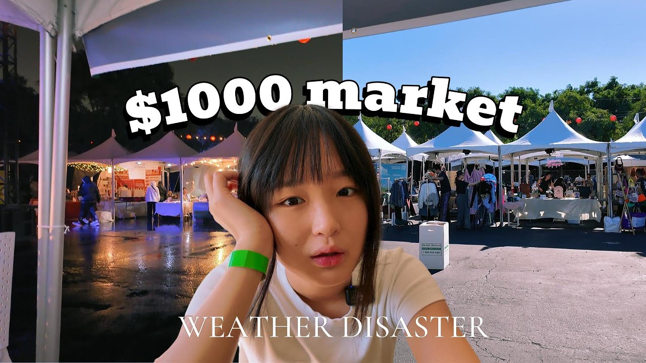 I paid $1000 for a booth..then it rained | 88Rising Night Market Vlog