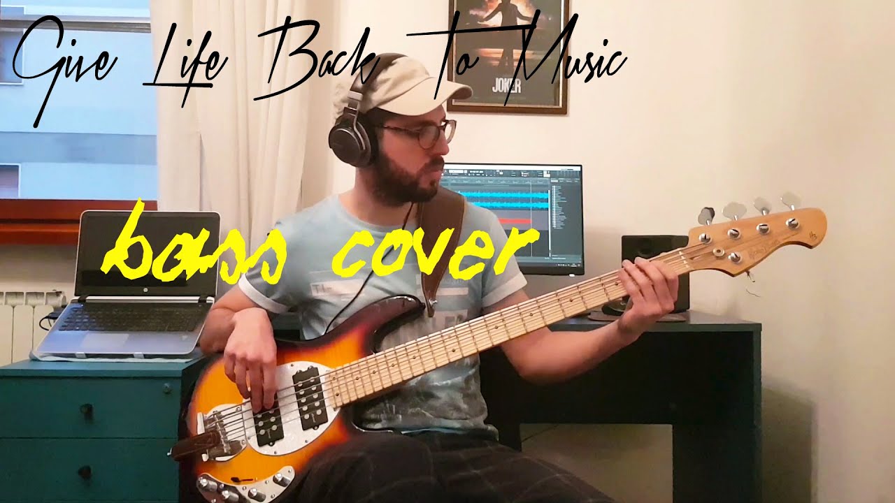 Daft Punk - Give Life Back To Music (Bass Cover) | Harley Benton MM-85A SB Deluxe Series