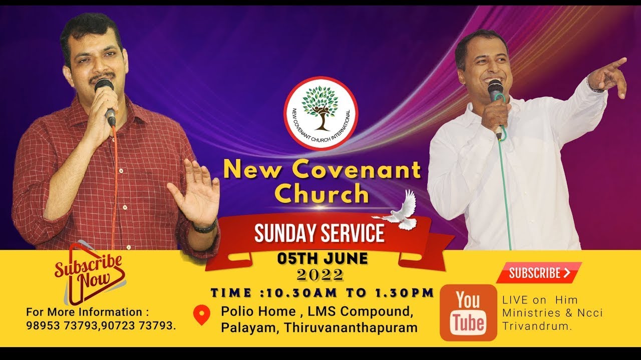 Pastor Varun Mathew  05 June  2022  #New Covenant Church  Trivandrum   #LIVE # Sunday Service