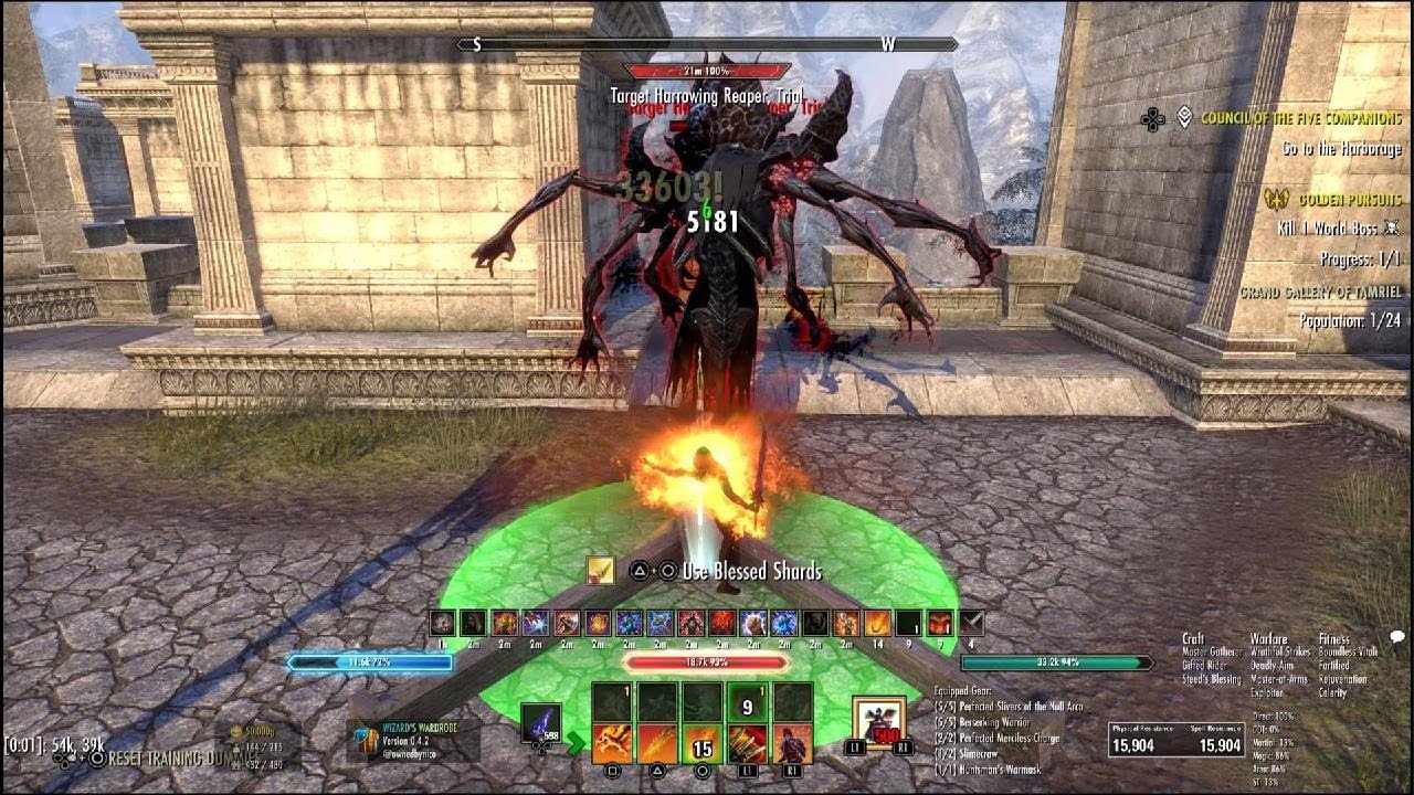 ESO - 162K Ardent/Earthen/Assassination Magma Fist Parse On Update 49