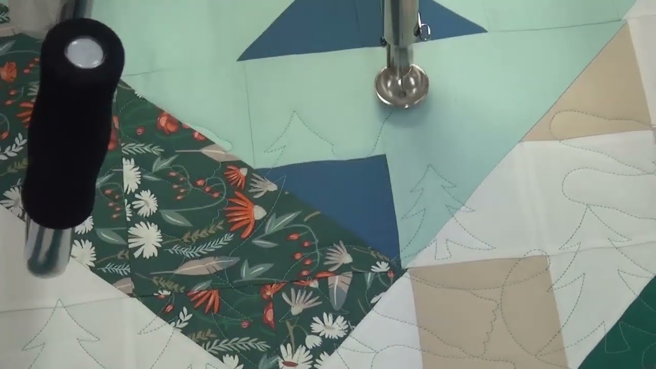 Sasquatch Footprint Pano 2 Longarm Quilting