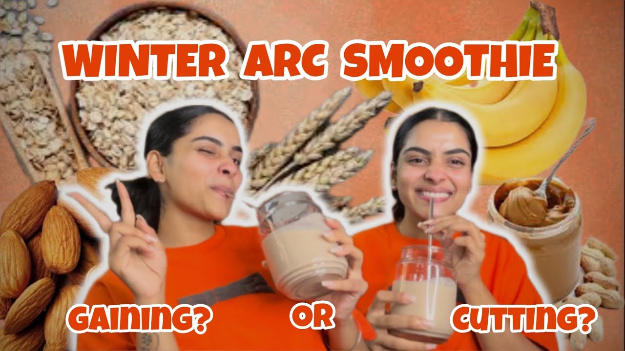 How to make a smoothie | Weight gaining smoothie | Winter arc | Ishani Sanghavi