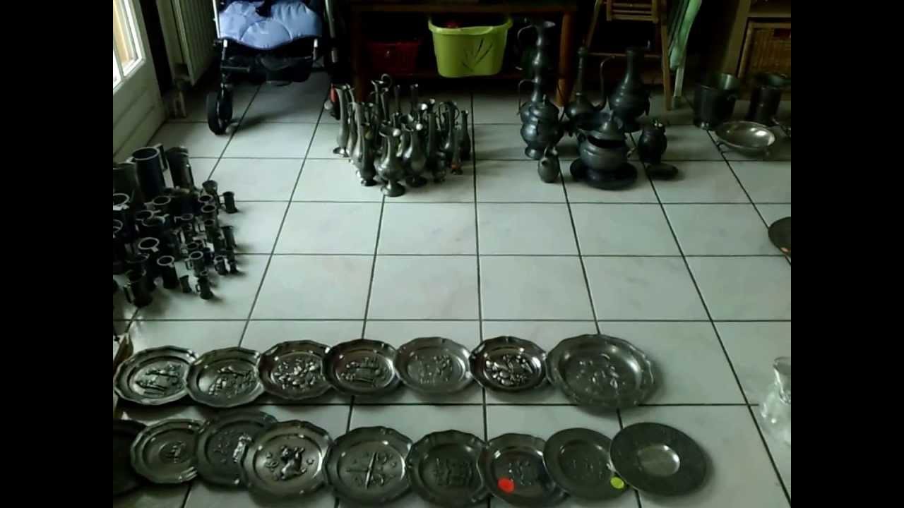 video collection objets en &eacute;tain