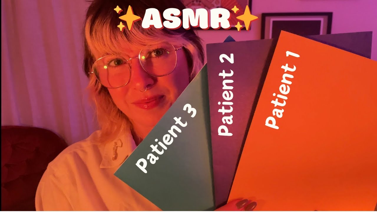 ASMR | Обследование черепных нервов у 3 пациентов, часть 3